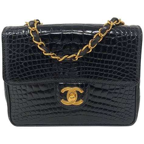 chanel crocodile bagchanel chanel medium silk satin|Chanel Crocodile Bags .